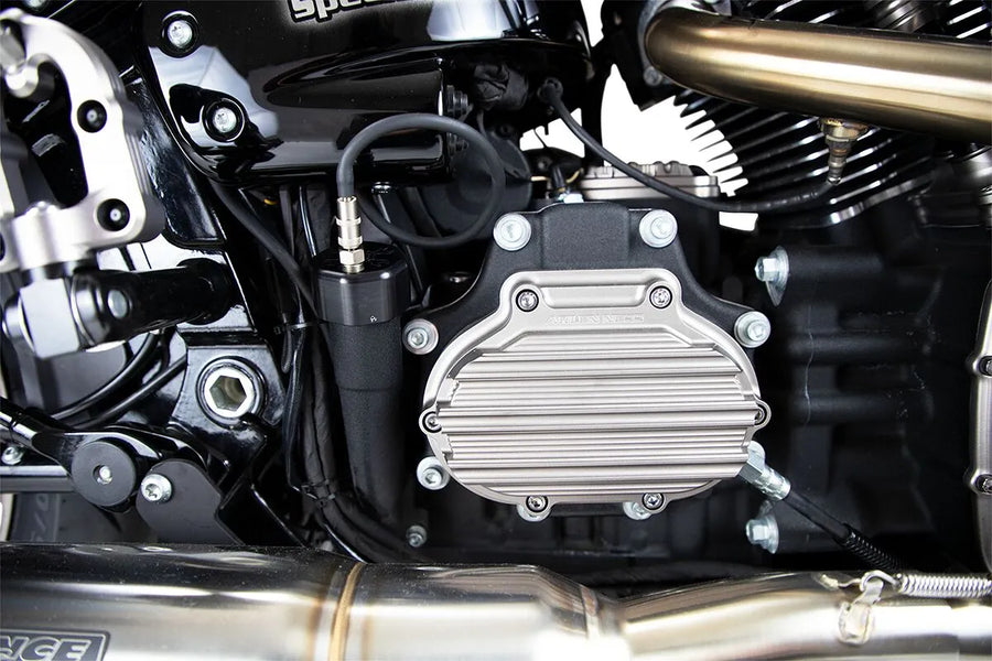 Harley-Davidson FLSTFI 1923 Softail Fat Boy Grey Ghost 117 [2025-2026] - Jauge ventilée - Finition : Noir - Image 5