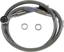 harley-davidson street bob [DRAG SPECIALTIES] – Conduite de frein rallongée en acier inoxydable-2