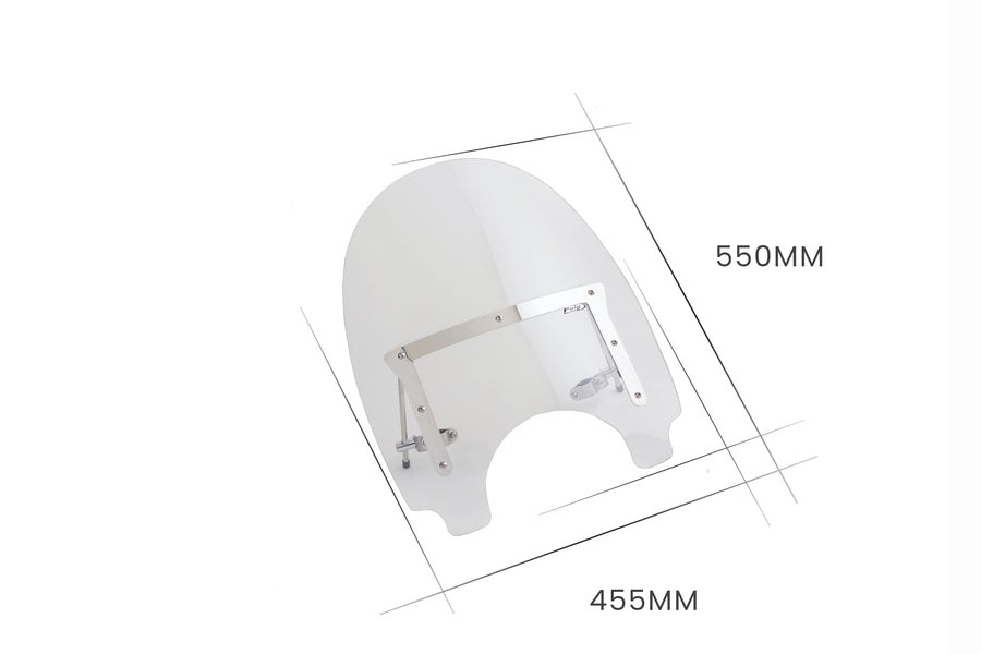 KAWASAKI W 800 [2025] – Highway Fairing Windshield – Transparent