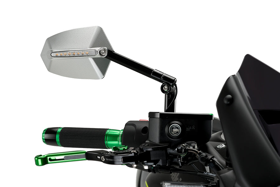 HARLEY DAVIDSON SPORTSTER S RH 1250 S [2025] - Rétroviseur GTI droit | Noir / aluminium anodisé | PUIG 015ND