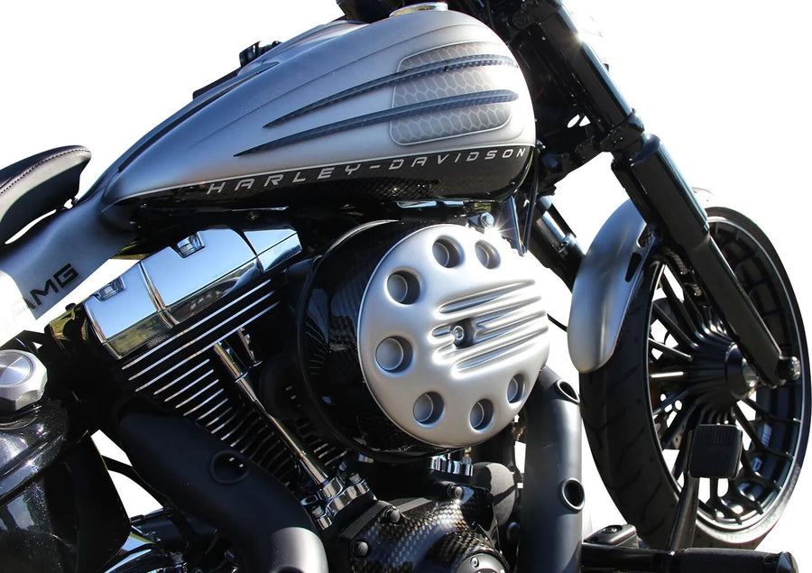 harley davidson fxsb [CULT WERK] – air filter cover “Slotted”