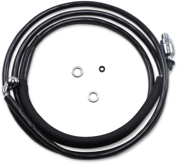 Harley Davidson Fltr [DRAG SPECIALTIES] – Hydraulik-Kupplungsleitung aus Edelstahl
