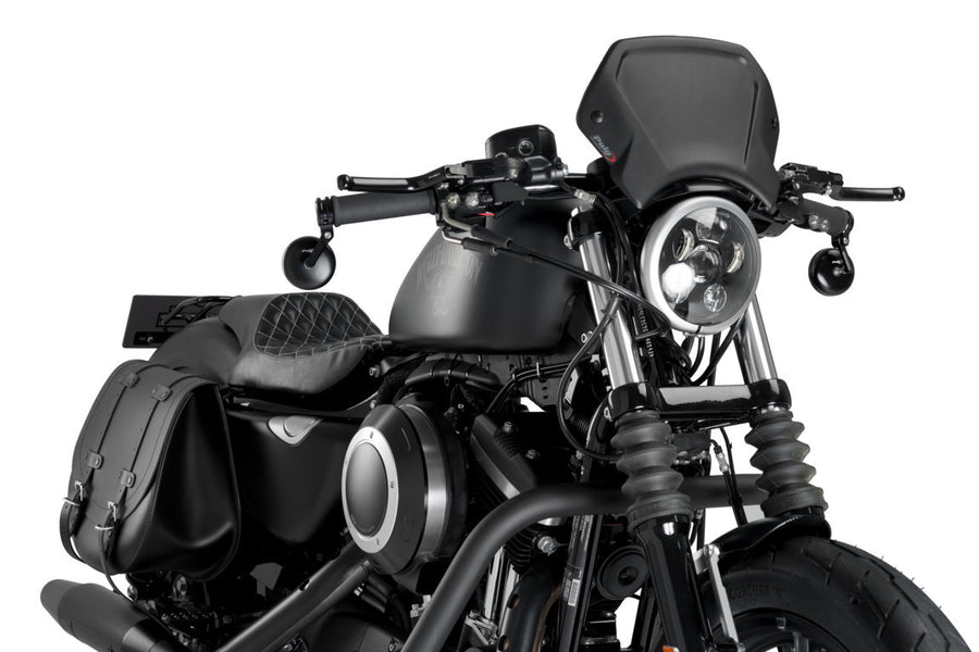 HARLEY DAVIDSON SPORTSTER 883 IRON XL 883 N [2012] – ALU Frontplatte – Silber