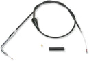 harley davidson flhri [DRAG SPECIALTIES] – Schwarzes Vinyl Gas-/Leerlaufseil-1