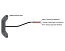 honda africa twin 750 [DENALI] – Kit feux stop LED B6 avec support de plaque d'immatriculation-2