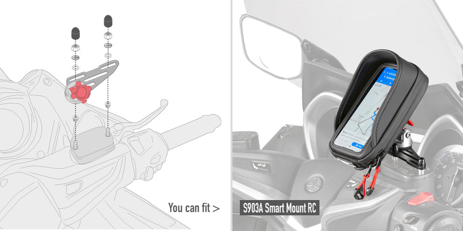 Honda Forza 125 [2021-2026] - Kit de montage Smart Mount RC S903A