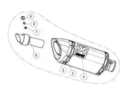 Yamaha XSR 700 [AKRAPOVIC] – Silencieux de remplacement