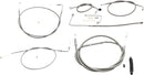Harley Davidson FLS [LA CHOPPERS] – Standard Edelstahl-ummanteltes Lenkerzug-/Bremsleitungskit