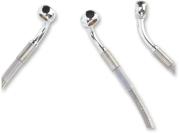 harley davidson flhtcui [DRAG SPECIALTIES] - Stainless steel extended brake line kit - 0