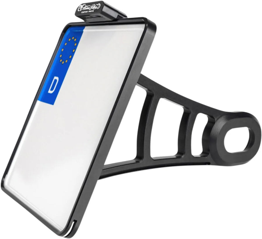 harley-davidson street bob [HEINZ BIKES] – Support de plaque d'immatriculation latéral avec éclairage de plaque d'immatriculation