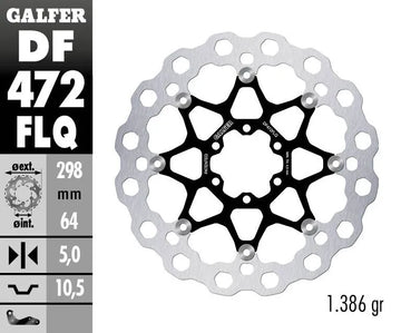 Yamaha Tz 250 [1990-1992, 1994-1995, 1997, 1999, 2007] - Disque de frein flottant Cubiq - photo 2