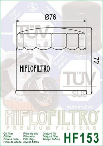 Ducati M600 Monster [Hiflofiltro] - Filtre d'huile de moto - 0
