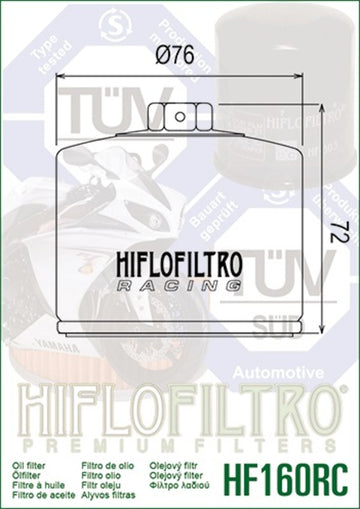 BMW R 100/7 [HiFlofiltro] - Racing oil filter - 0