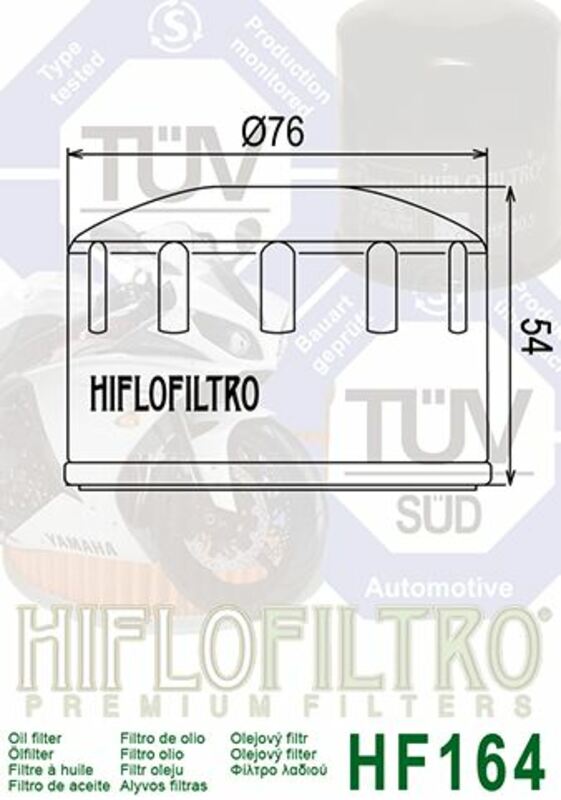BMW R 1200 GS K25 [Hiflofiltro] - Filtre à huile