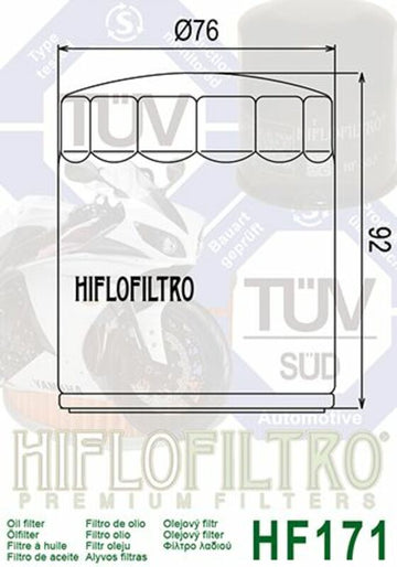 Harley -Davidson Ultra Limited Flhtk [HiFlofiltro] - oil filter - 0
