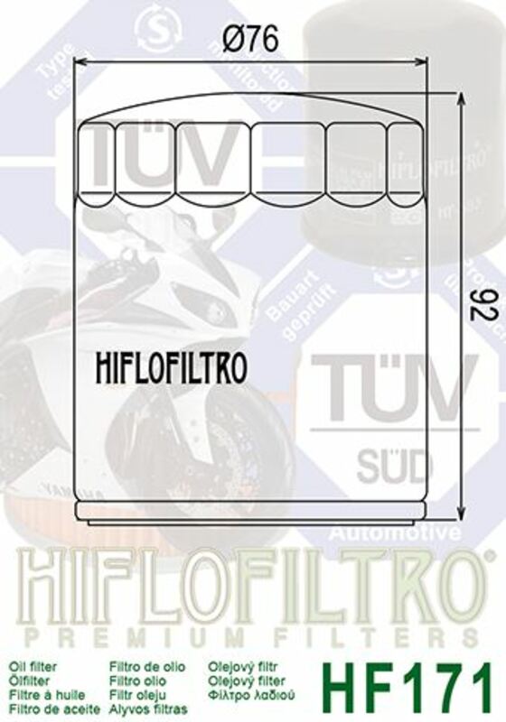 Harley -Davidson Low Rider S fxlrst [Hiflofiltro] - Filtre à huile