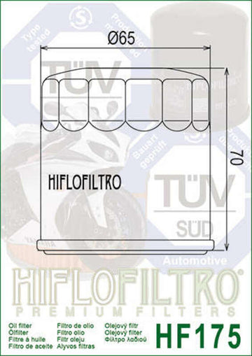 Indian Springfield SPRING [HIFLOFILTRO] - Ölfilter - 0