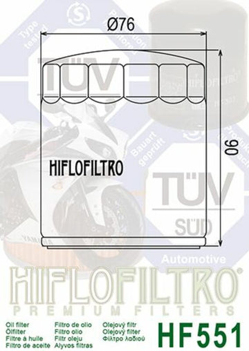 Moto Guzzi Stelvio 1200 [HiFlofiltro] - oil filter - 0