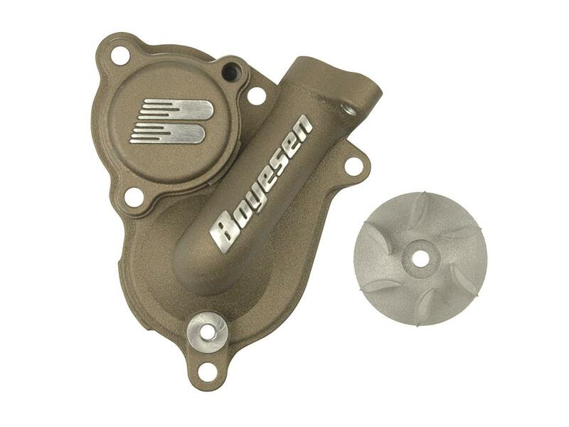 Kawasaki Kx 250 [BOYESEN] - Couvercle de pompe à eau avec turbine - Kawasaki KX250