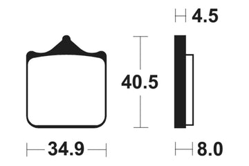 Bmw S 1000 [TECNIUM] - Racing sintered metal carbon brake pads - MCR370 - 0