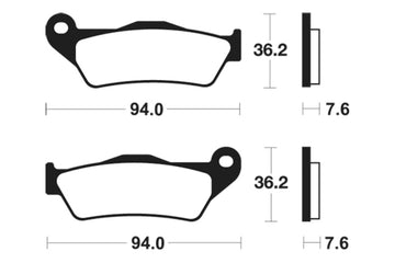Moto Guzzi Norge 1200 [Tecnium] - sinter metal brake pads - 0