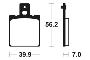 CFMOTO 800 MT CF800-7 [Tecnium] - brake pads - 0