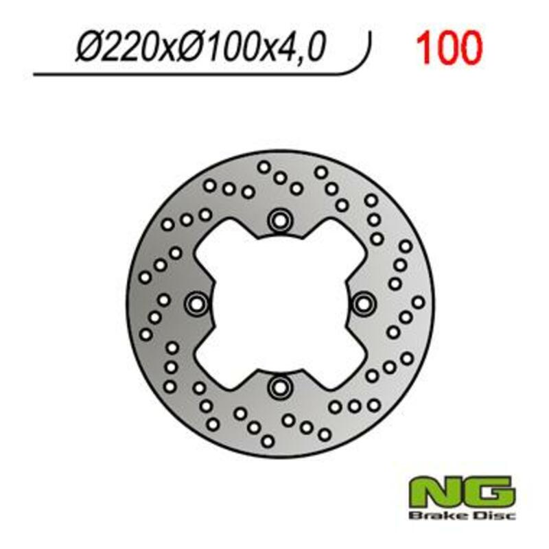 Kawasaki Kle 650 [NG BRAKE DISC] - Bremsscheibe rund starr