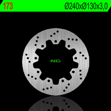Kawasaki Klr 250 Kl 250 D [NG BRAKE DISC] - disque de frein rond rigide
