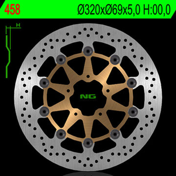 Suzuki Gsx-R 1300 Hayabusa [NG BRAKE DISC] - disque de frein rond flottant