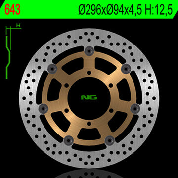 Honda Cb 900 [NG BRAKE DISC] - Bremsscheibe schwimmend rund
