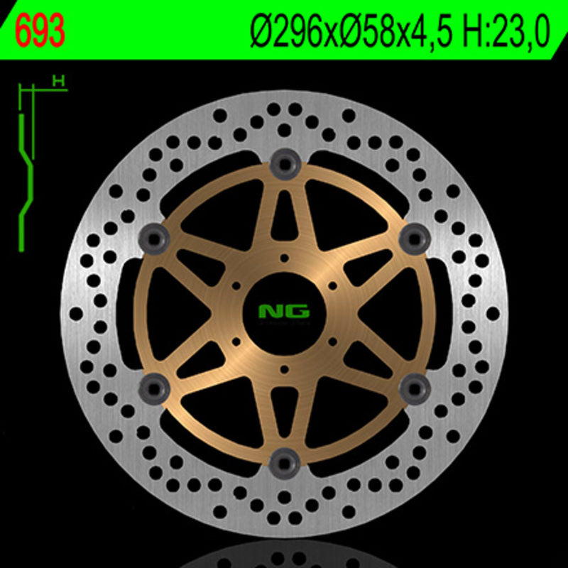 Honda Cb 600 [NG BRAKE DISC] - Bremsscheibe schwimmend rund