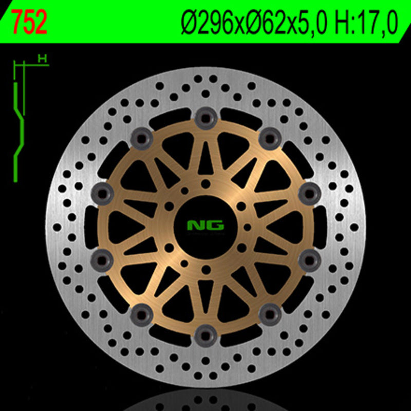 Honda Ctx 1300 [NG BRAKE DISC] - disque de frein rond flottant