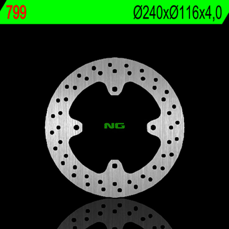 Kawasaki Kx 250 [NG BRAKE DISC] - round rigid brake disc