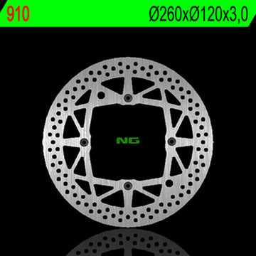 Husqvarna Te 570 H6 [NG BRAKE DISC] - disque de frein rond rigide
