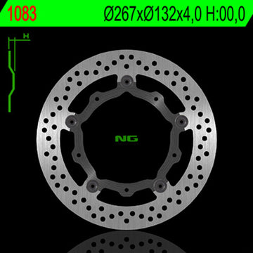 Yamaha T-Max 560 Tech Max [NG BRAKE DISC] - disque de frein rond flottant
