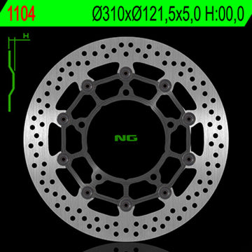 Suzuki Gsr 600 [NG BRAKE DISC] - round floating brake disc