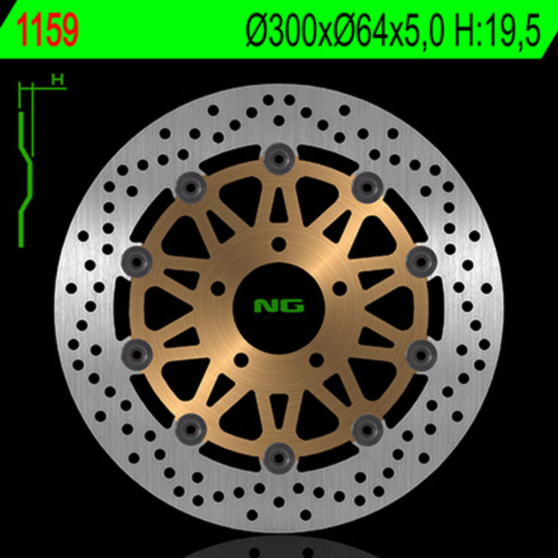 Suzuki Inazuma [NG BRAKE DISC] - disque de frein rond flottant