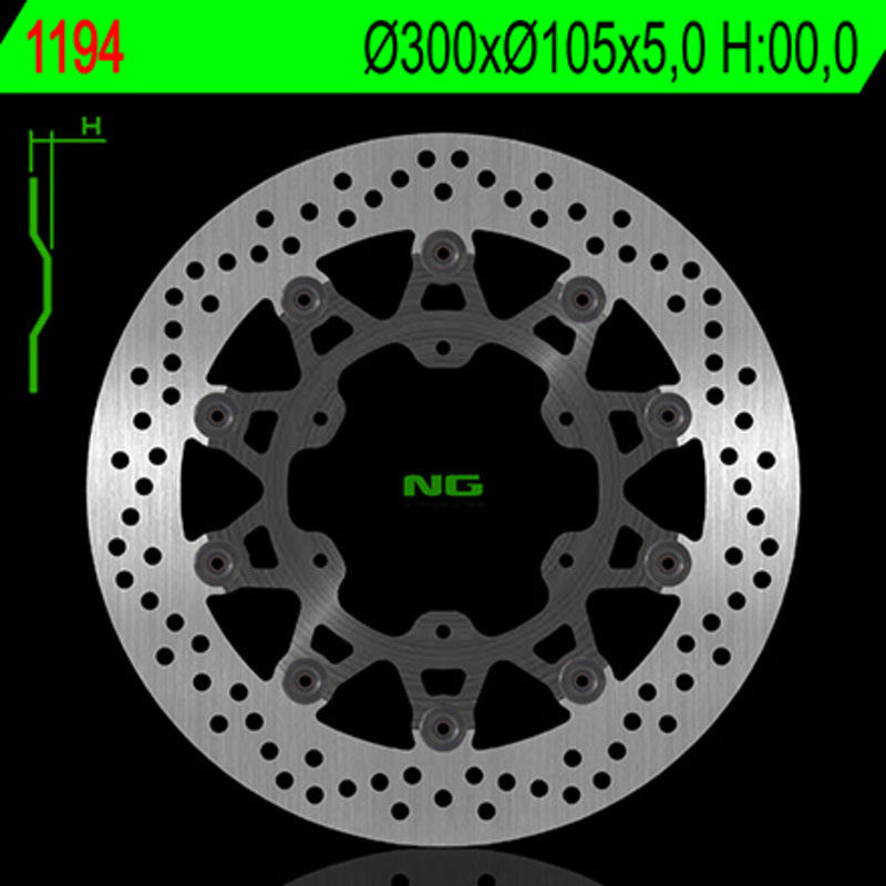 Bmw F 800 Gs [NG BRAKE DISC] - disque de frein rond flottant