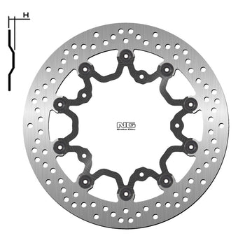 Yamaha T-Max 560 Tech Max [NG BRAKE DISC] - disque de frein rond flottant