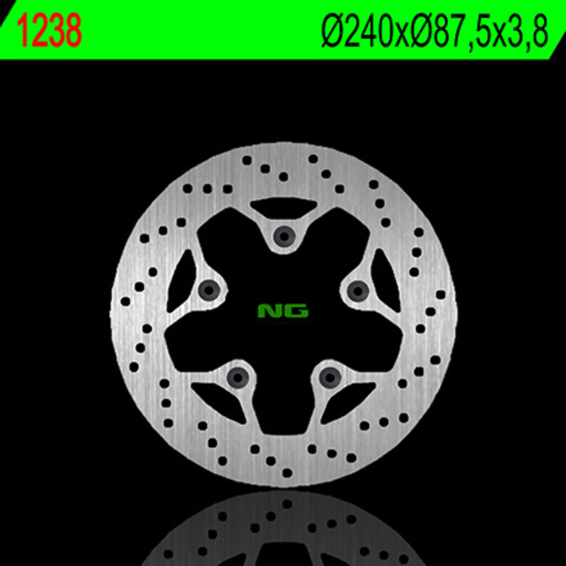 Kymco Agility 125 [NG BRAKE DISC] - round rigid brake disc