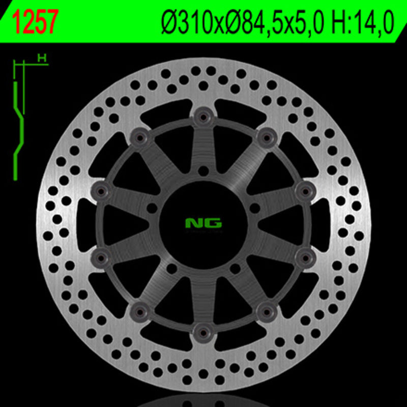 Harley Davidson Fltr [NG BRAKE DISC] - round rigid brake disc