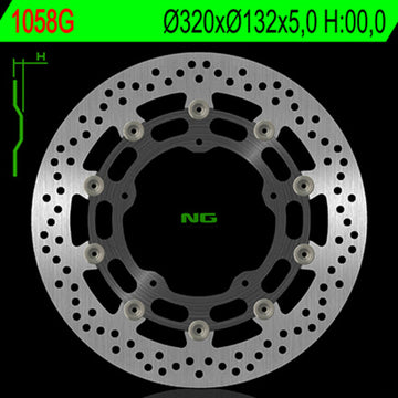 Yamaha Xvs 1300 [NG BRAKE DISC] - disque de frein rond flottant