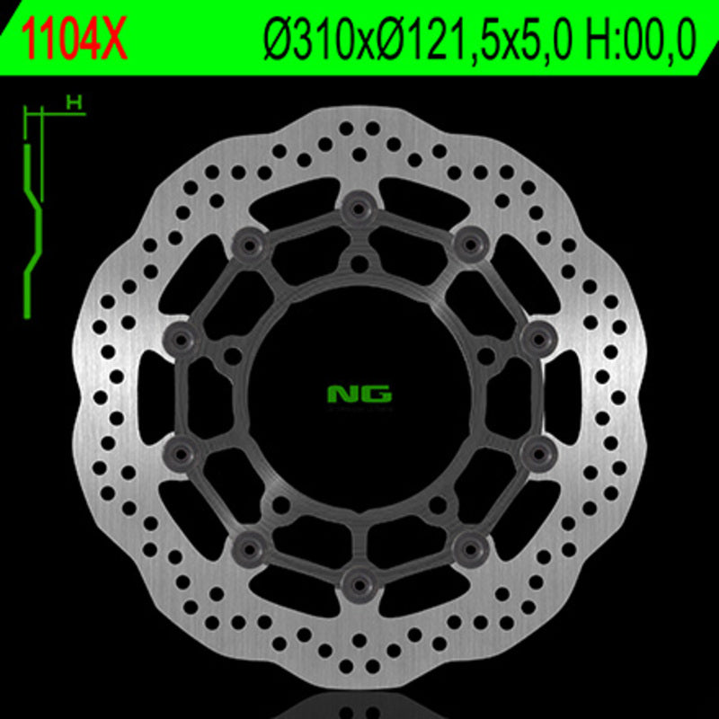 Suzuki V-Strom 650 [NG BRAKE DISC] - Disque de frein flottant Wave