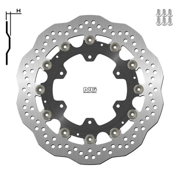 Bmw K1 1000 [DISQUE DE FREIN NG] - Disque de frein flottant Wave