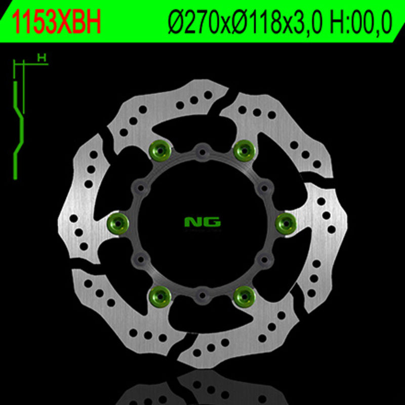 Yamaha Yz 450 [NG BRAKE DISC] - Bremsscheibe Wave schwimmend