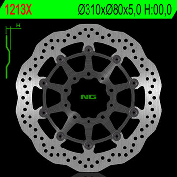 Kawasaki Versys 1000 [NG BRAKE DISC] - Wave floating brake disc