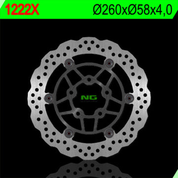 Kawasaki J 125 [NG BRAKE DISC] - Disque de frein flottant Wave