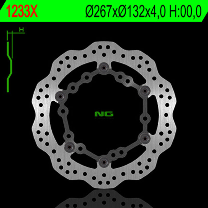 Yamaha T-Max 560 Tech Max [NG BRAKE DISC] - Bremsscheibe Wave schwimmend