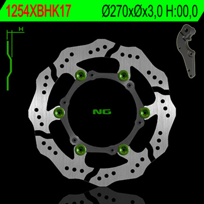 Husaberg Fe 501 [NG BRAKE DISC] - Disque de frein flottant Wave
