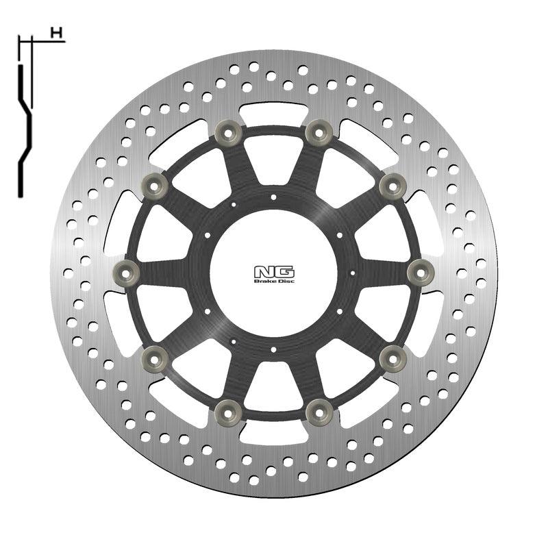 Honda Xl 1000 V Varadero Abs [NG BRAKE DISC] - disque de frein rond flottant